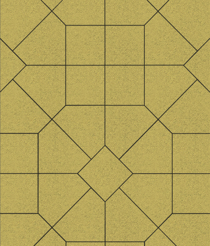 Тротуарная плитка ЛА-ЛИНИЯ, Стандарт, Желтый, 200*280*100, высота 60