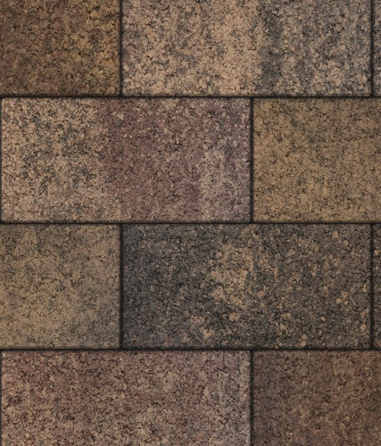 Тротуарная плитка ЛА-ЛИНИЯ, Листопад, Шелковица, 600х300, высота 80