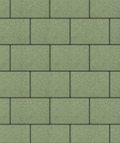 Тротуарная плитка ЛА-ЛИНИЯ, Стандарт, Зеленый, 300*200, высота 80