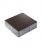 Тротуарная плитка Квадрат, Гладкий, Коричневый, высота 60 мм (300*300)