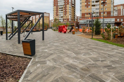 Тротуарная плитка Мозайка, Искусственный камень, Шунгит, высота 80 мм (559*361*280*408; 591*79*558*152*280; 280*420*243*280; 206*550*349*420;72*560*457*496;457*560*280*496)