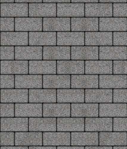 Тротуарная плитка ЛА-ЛИНИЯ, Стоунмикс, Кремовый с черным, 100*200, высота 60