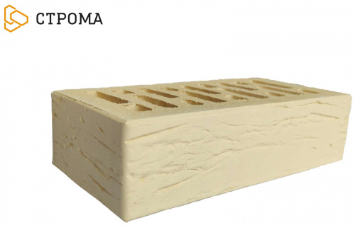 Кирпич слоновая кость рустик пустотелый одинарныйпо цене 36.15 руб./шт