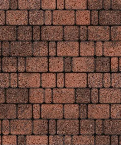 Тротуарная плитка Классико, Гладкий, Клинкер, высота 60 мм (115*172; 115*115; 57*115)