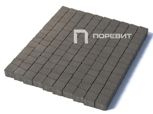 Тротуарная плитка Абрис, Гранит, Серый, высота 60 мм (73*91; 83*91; 93*91; 103*91; 113*91)