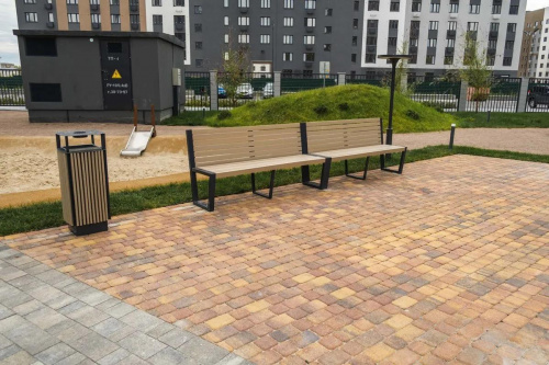 Тротуарная плитка Классико, Гранит, Осень, высота 60 мм (115*172; 115*115; 57*115)