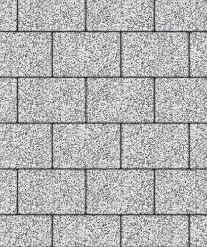 Тротуарная плитка ЛА-ЛИНИЯ, Стоунмикс, Бело-черный, 300*200, высота 80