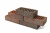 Кирпич баварская кладка рифленый с песком пустотелый одинарныйпо цене 46.26 руб./шт