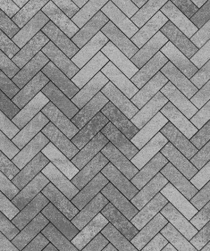 Тротуарная плитка Паркет, Искусственный камень, Шунгит, высота 60 мм (180*60)