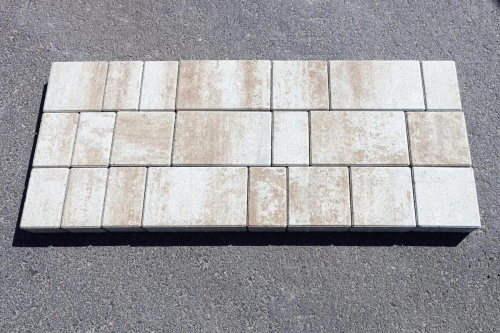 Тротуарная плитка Старый город, Искусственный камень, Степняк, высота 40 мм (160*160; 260*160; 160*100)