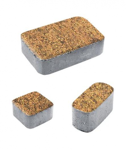 Тротуарная плитка Классико, Гранит, Саванна, высота 60 мм (115*172; 115*115; 57*115)