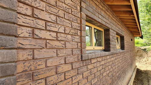 Кирпич кедр кора дуба+инкрустация пустотелый одинарныйпо цене 59.03 руб./шт