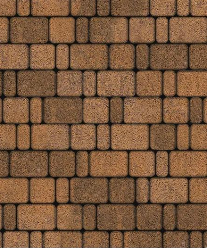 Тротуарная плитка Классико, Гладкий, Арабская ночь, высота 60 мм (115*172; 115*115; 57*115)