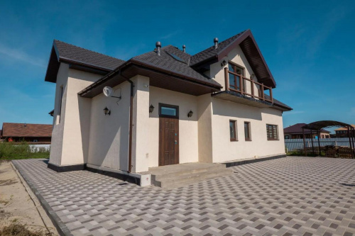 Тротуарная плитка Прямоугольник, Гранит, Белый, высота 60 мм (100*200)