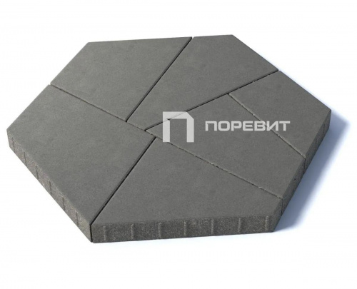 Тротуарная плитка Мозайка, Гладкий, Серый, высота 80 мм (559*361*280*408; 591*79*558*152*280; 280*420*243*280; 206*550*349*420;72*560*457*496;457*560*280*496)