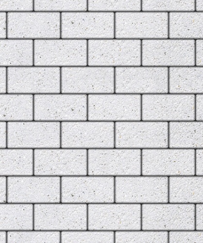 Тротуарная плитка ЛА-ЛИНИЯ, Стоунмикс, Белый, 240*120, высота 60
