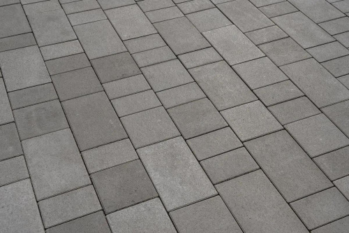 Тротуарная плитка Старый город, Гладкий, Серый, высота 60 мм (160*160; 260*160; 160*100)