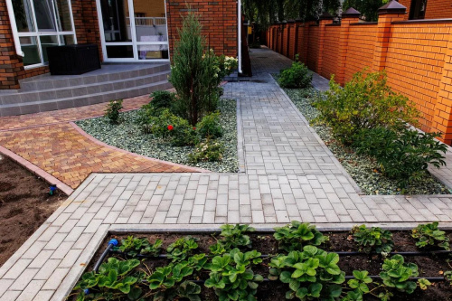 Тротуарная плитка Абрис, Гранит, Осень, высота 60 мм (73*91; 83*91; 93*91; 103*91; 113*91)