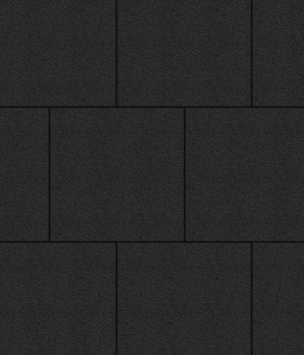 Тротуарная плитка Квадрат, Гладкий, Черный, высота 60 мм (400*400)