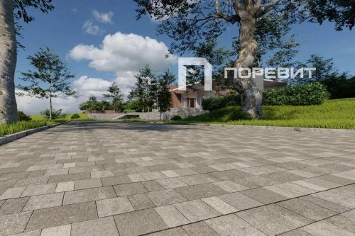 Тротуарная плитка Старый город, Гранит, Старый Замок, высота 60 мм (160*160; 260*160; 160*100)