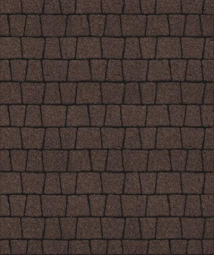 Тротуарная плитка Абрис, Гранит, Коричневый, высота 60 мм (73*91; 83*91; 93*91; 103*91; 113*91)