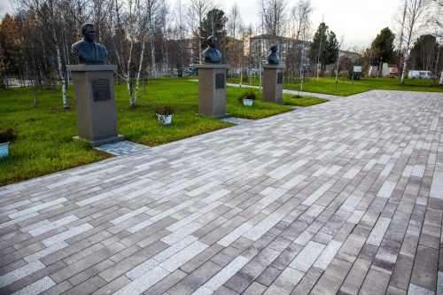 Тротуарная плитка Регата, Гранит, Хаски, высота 60 мм (280*120; 360*120; 480*120; 480*160; 640*160)