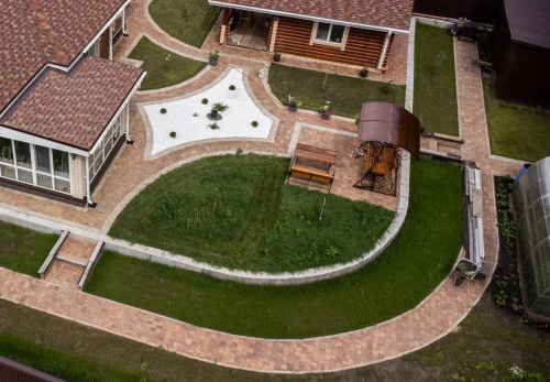 Тротуарная плитка Старый город, Гранит, Осень, высота 40 мм (160*160; 260*160; 160*100)