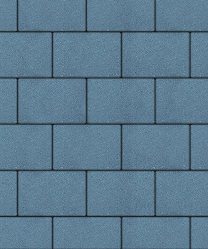 Тротуарная плитка ЛА-ЛИНИЯ, Стандарт, Синий, 300*200, высота 80