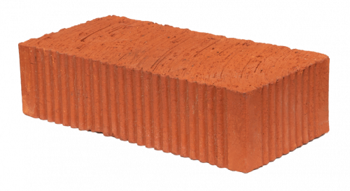 Кирпич красный с накатом одинарный полнотелый м-150;м-175 чск по цене /шт