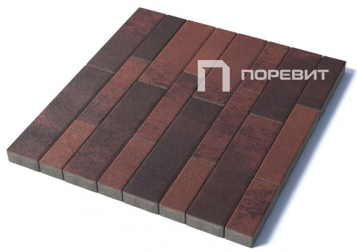 Тротуарная плитка Регата, Гранит, Клинкер, высота 60 мм (280*120; 360*120; 480*120; 480*160; 640*160)