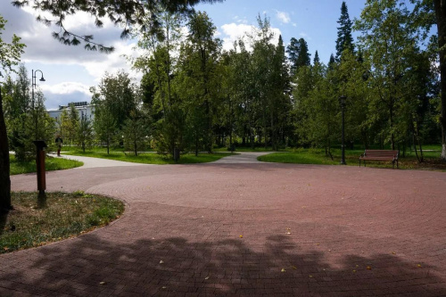 Тротуарная плитка Абрис, Гранит, Красный, высота 60 мм (73*91; 83*91; 93*91; 103*91; 113*91)