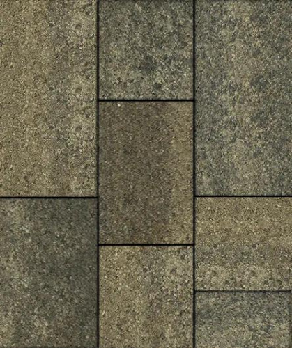 Тротуарная плитка ТРИО, Гладкий, Старый Замок, высота 60 мм (600*300; 300*300; 450*300)