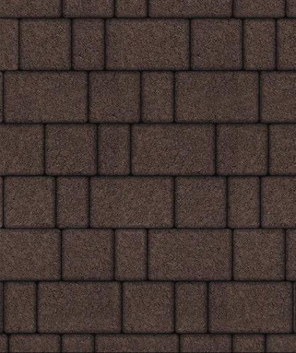 Тротуарная плитка Старый город, Гранит, Коричневый, высота 40 мм (160*160; 260*160; 160*100)