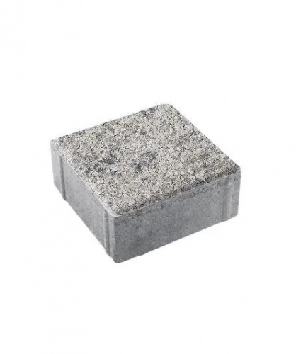 Тротуарная плитка Квадрат, Искусственный камень, Шунгит, высота 60 мм (200*200)