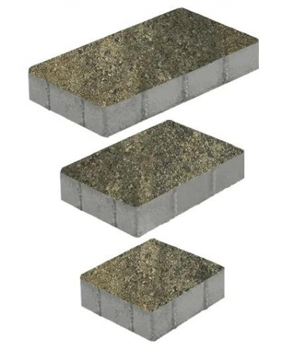 Тротуарная плитка ТРИО, Гладкий, Старый Замок, высота 60 мм (600*300; 300*300; 450*300)