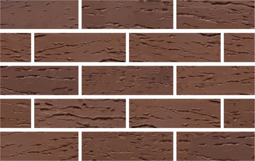 Кирпич шоколад меланж рустика пустотелый полуторныйпо цене 54 руб./шт