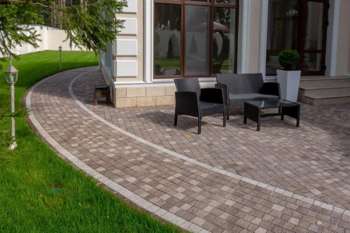 Тротуарная плитка Абрис, Гранит, Хаски, высота 60 мм (73*91; 83*91; 93*91; 103*91; 113*91)