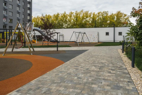 Тротуарная плитка Старый город, Гранит, Старый Замок, высота 60 мм (160*160; 260*160; 160*100)