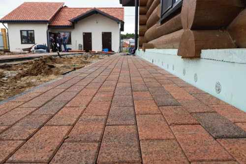 Тротуарная плитка Прямоугольник, Гранит, Арабская ночь, высота 40 мм (100*200)