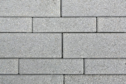 Тротуарная плитка Ригель, Гранит, Серый, высота 80 мм (66*196; 66*266; 66*326; 106*354; 106*446)