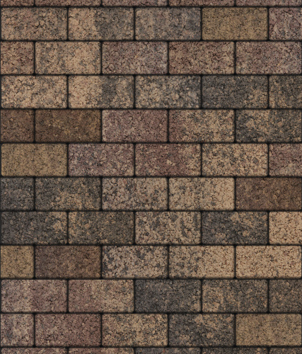 Тротуарная плитка ЛА-ЛИНИЯ, Листопад, Шелковица, 100*200, высота 40