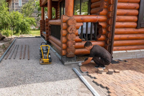 Тротуарная плитка Классико, Гранит, Осень, высота 40 мм (115*172; 115*115)