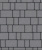Тротуарная плитка Старый город, Гладкий, Серый, высота 40 мм (160*160; 260*160; 160*100)