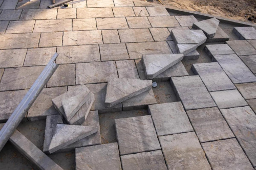 Тротуарная плитка Литос, Искусственный камень, Габбро, высота 60 мм (500*300; 450*300; 300*200; 300*300; 400*300; 300*250)