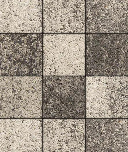 Тротуарная плитка Квадрат, Гладкий, Антрацит, высота 60 мм (300*300)