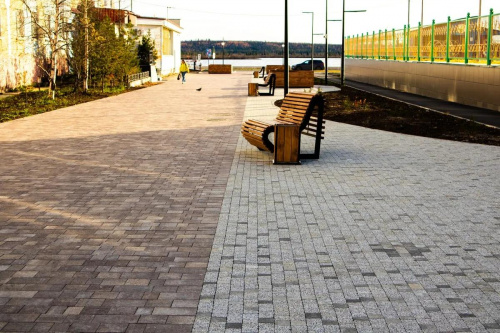 Тротуарная плитка Регата, Гранит, Хаски, высота 60 мм (280*120; 360*120; 480*120; 480*160; 640*160)