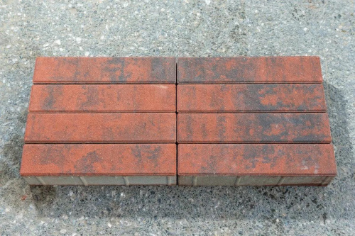 Тротуарная плитка Паркет, Гладкий, Клинкер, высота 80 мм (360*80)