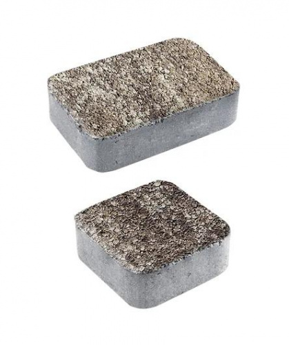 Тротуарная плитка Классико, Гранит, Хаски, высота 40 мм (115*172; 115*115)