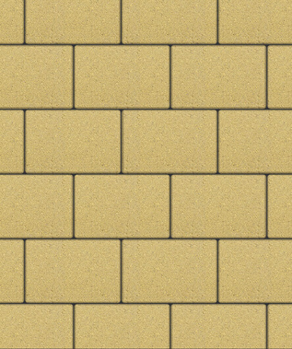 Тротуарная плитка ЛА-ЛИНИЯ, Гранит, Желтый, 300*200, высота 80