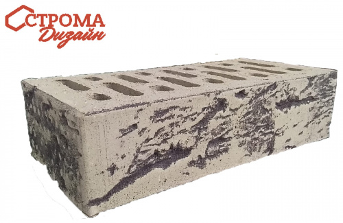 Кирпич тополь кора дуба+инкрустация пустотелый одинарныйпо цене 67.90 руб./шт